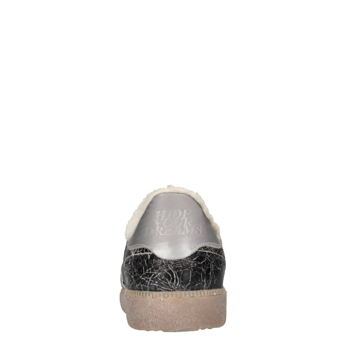 Sneakers in pelle effetto vintage 