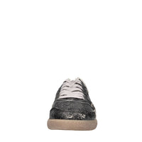 Sneakers in pelle effetto vintage 