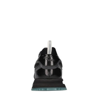 Sneakers in pelle e tessuto 