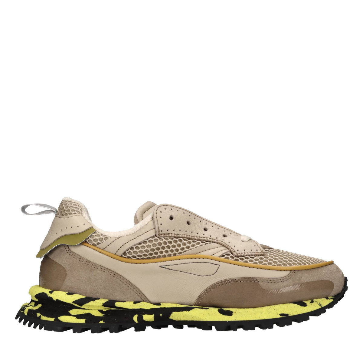 Sneakers in multimateriale 