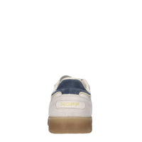 Sneakers in camoscio e tessuto 