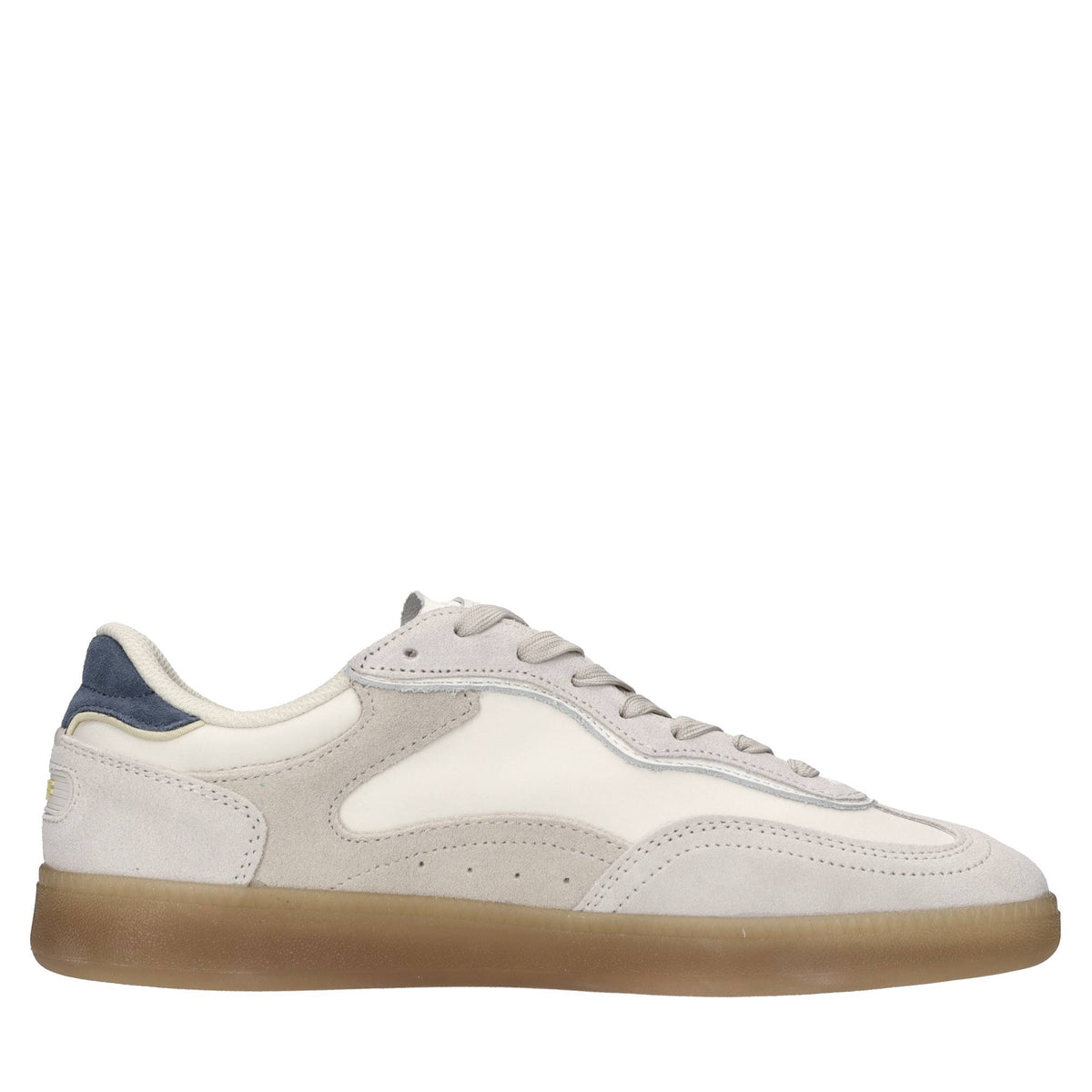 Sneakers in camoscio e tessuto 