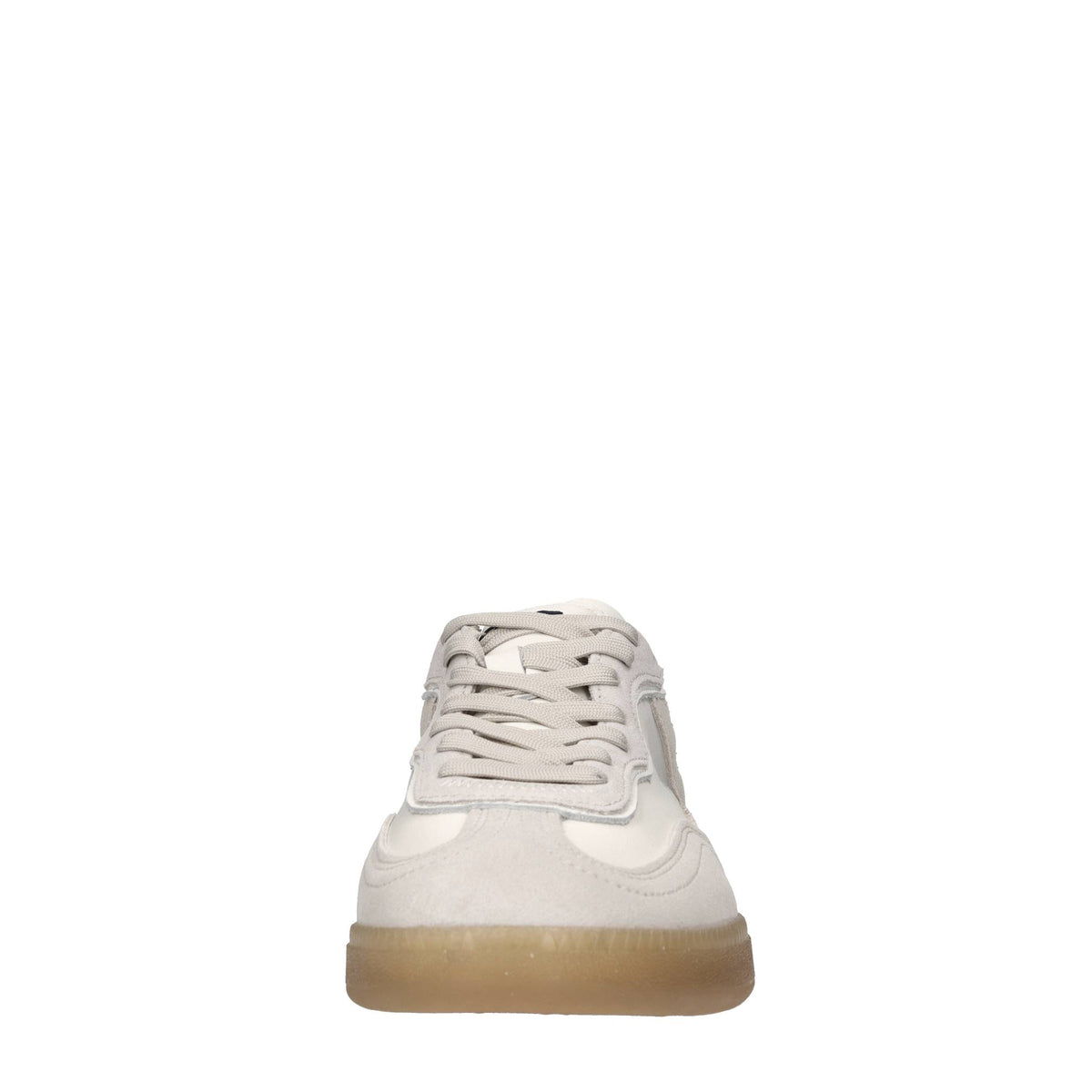 Sneakers in camoscio e tessuto 