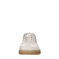 Sneakers in camoscio e tessuto 