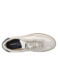 Sneakers in camoscio e tessuto 