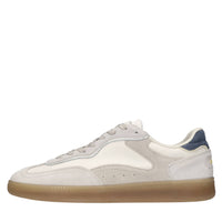 Sneakers in camoscio e tessuto 