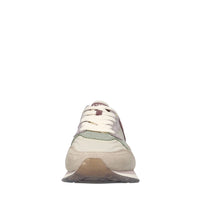 Sneakers in camoscio e tessuto 
