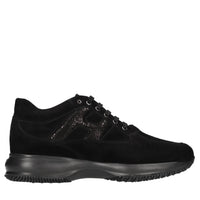 Sneakers Interactive in camoscio 