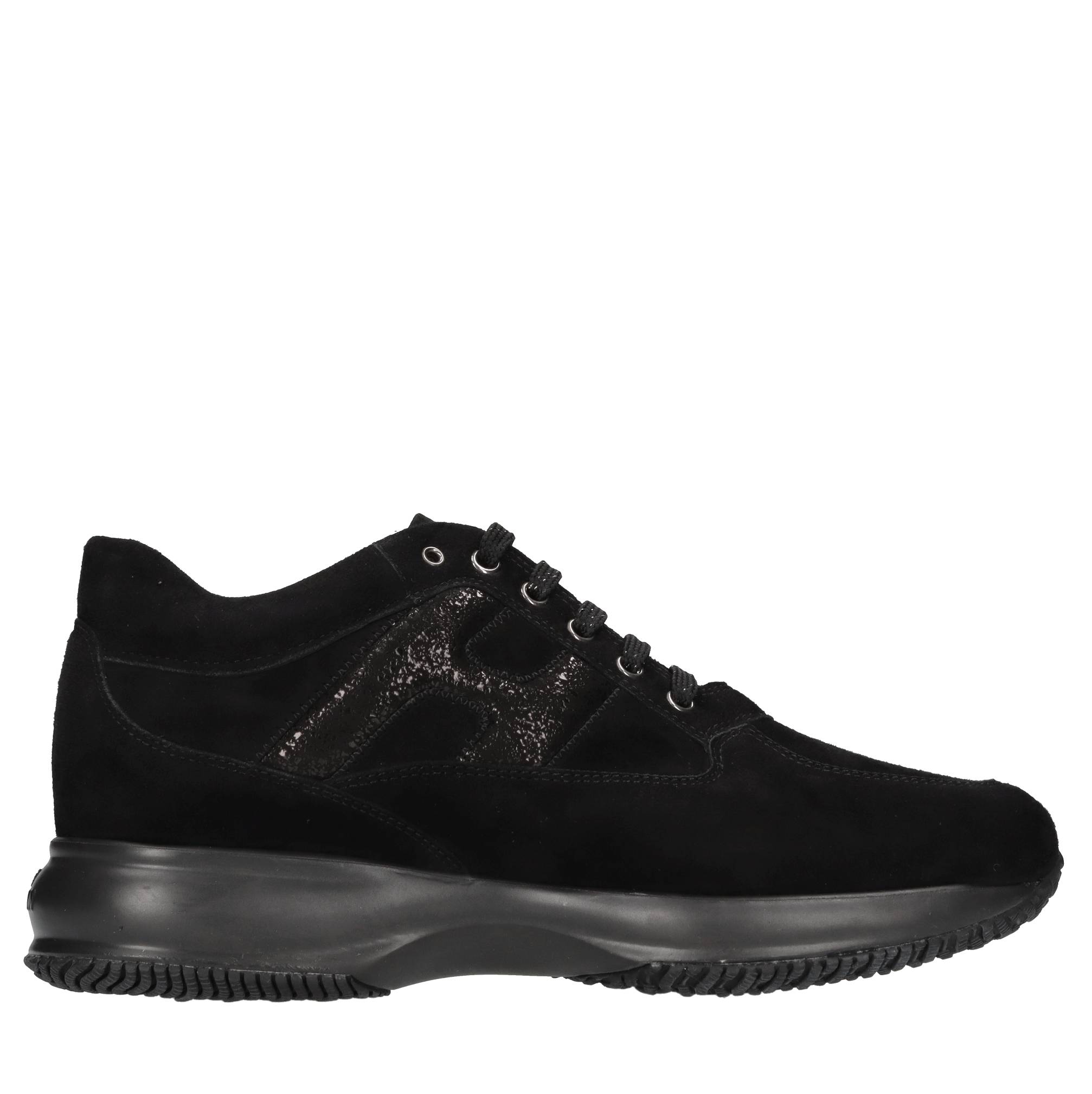 Sneakers Interactive in camoscio 