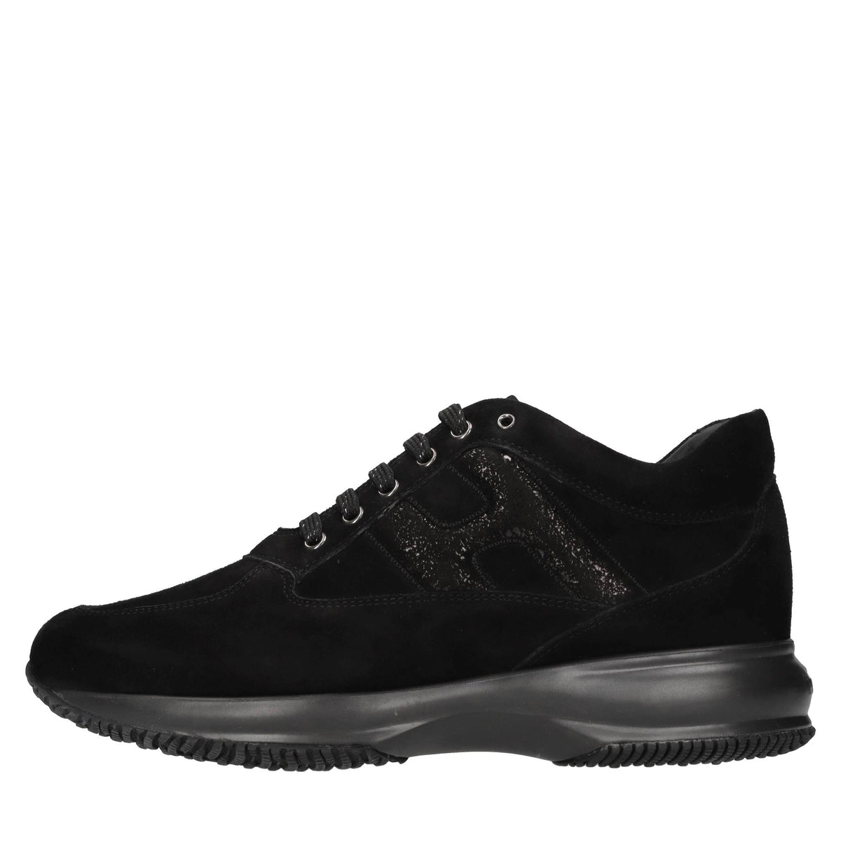 Sneakers Interactive in camoscio 