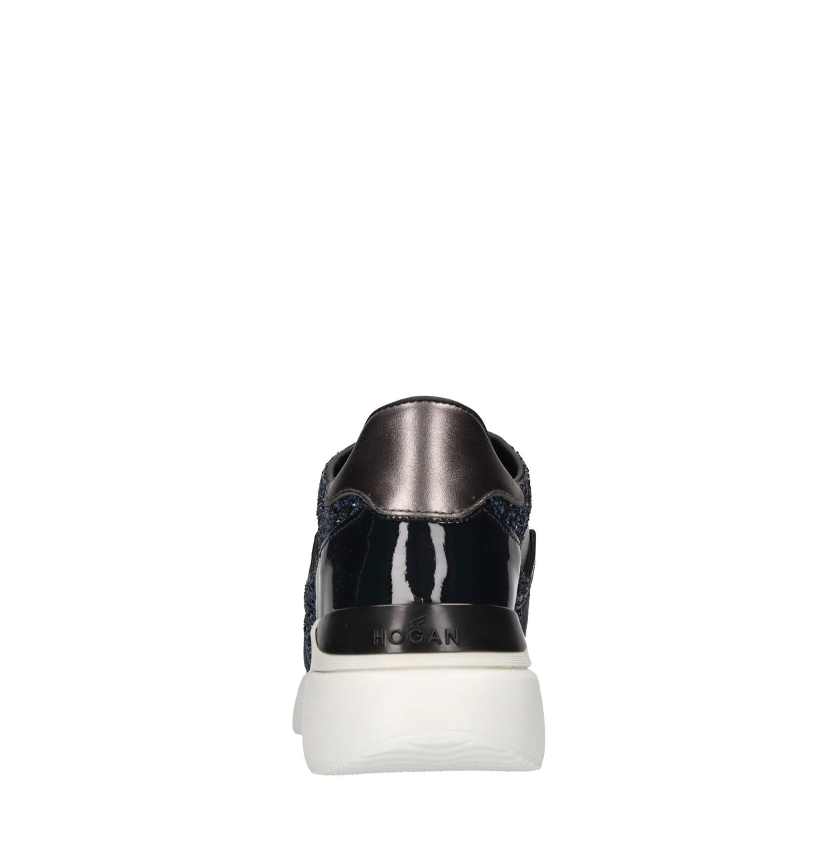 Sneakers Active One in camoscio,pelle e glitter 