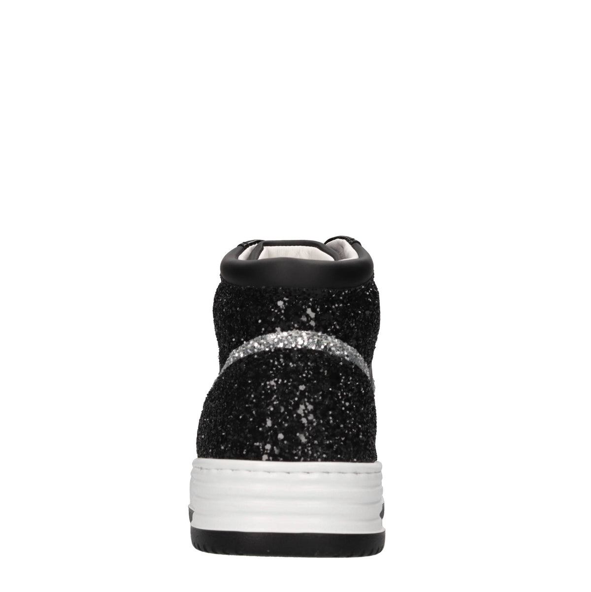 Sneakers H630 Basket in pelle e glitter 