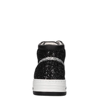 Sneakers H630 Basket in pelle e glitter 
