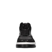 Sneakers H630 Basket in pelle e glitter 