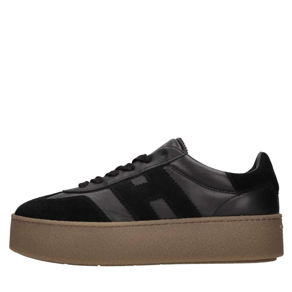 Sneakers in pelle e camoscio 