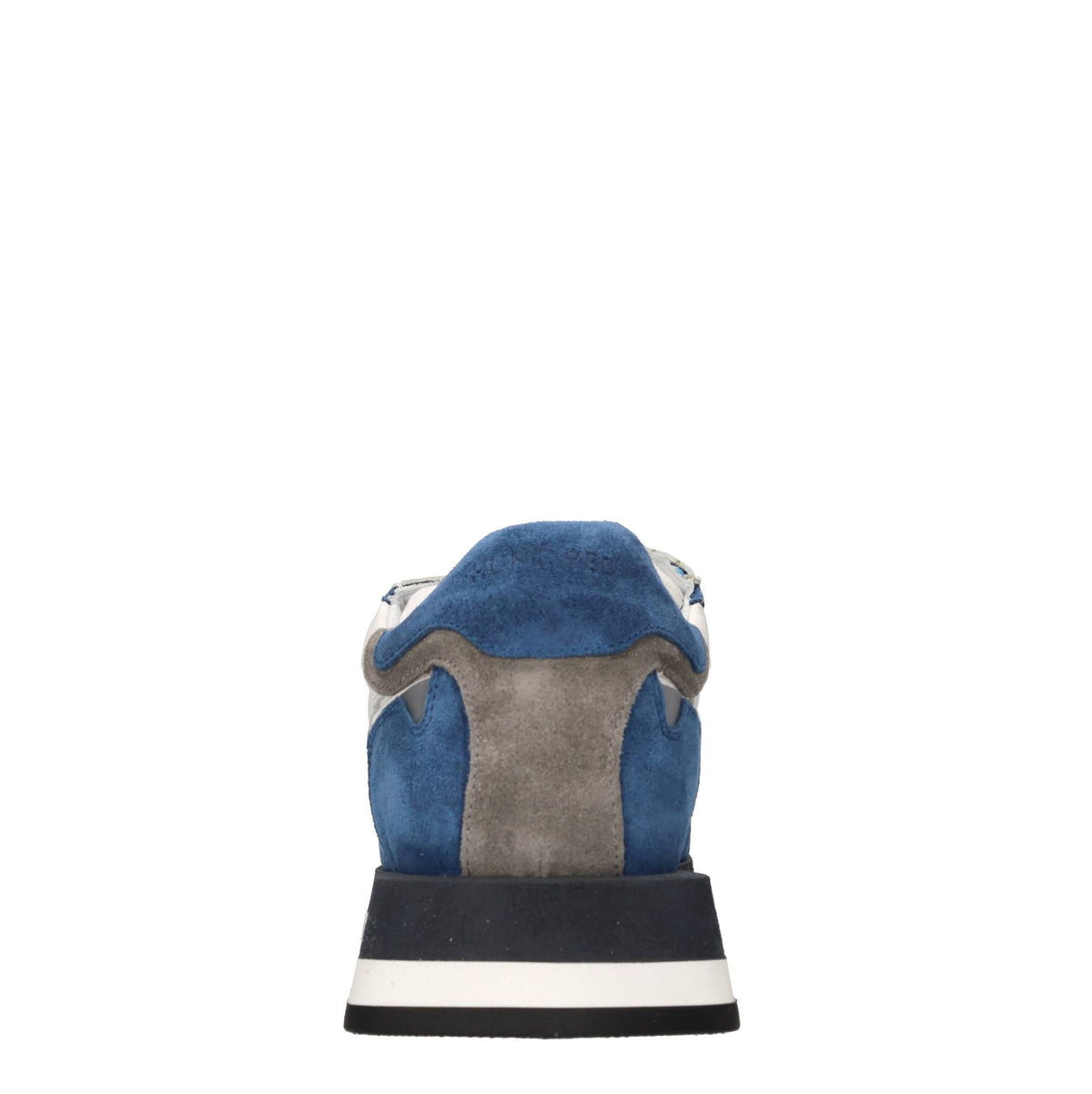 Sneakers in pelle, camoscio e tessuto 
