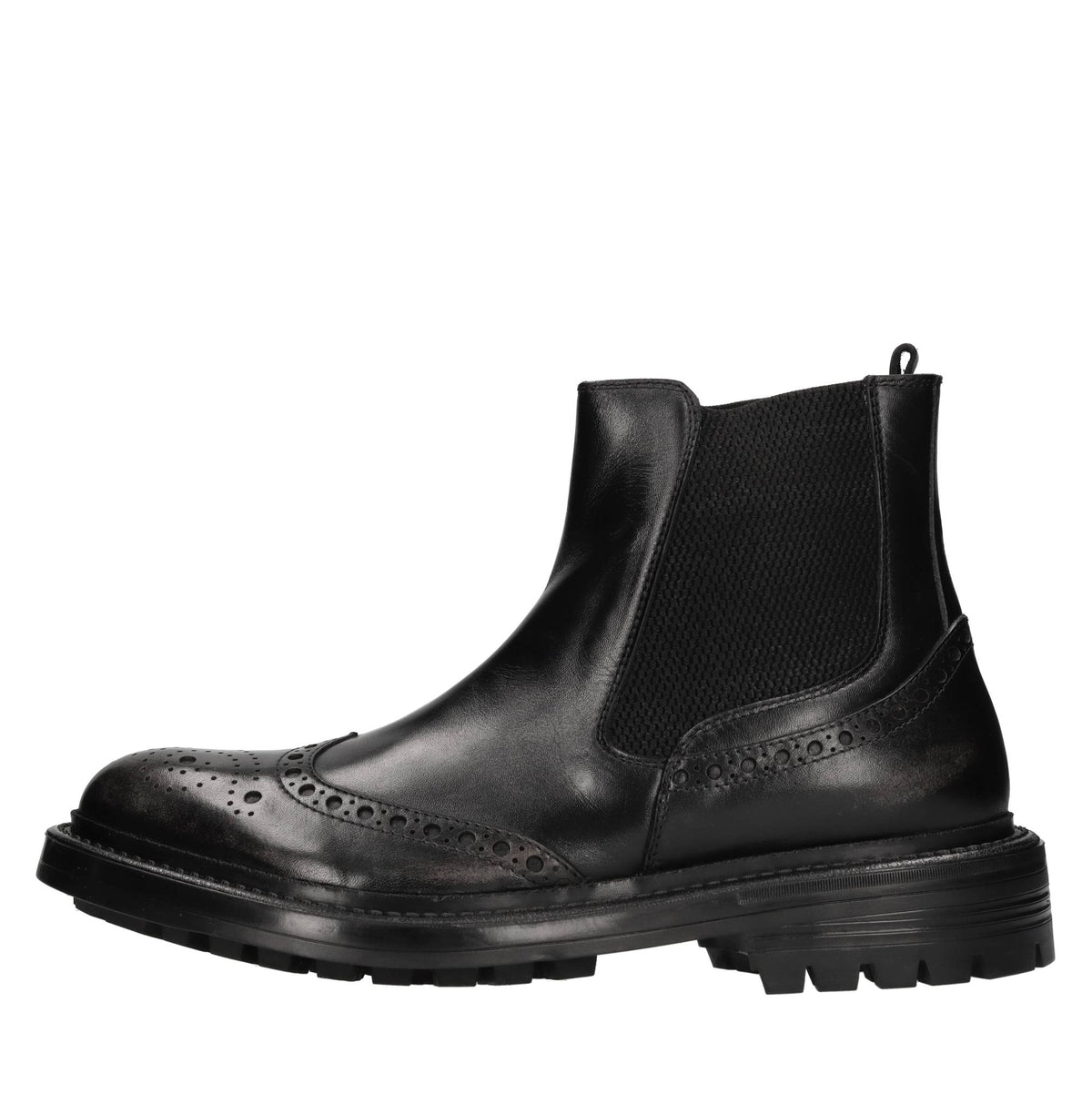 Stivaletti beatles in pelle 