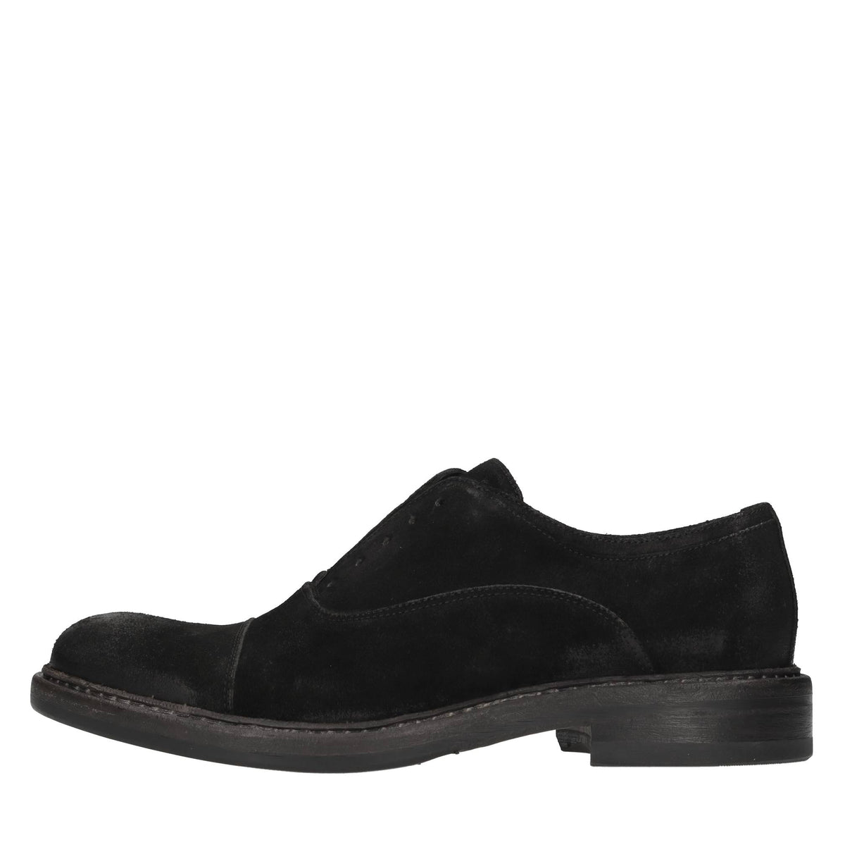 Stringate slip-on in camoscio 