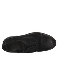 Stringate slip-on in camoscio 
