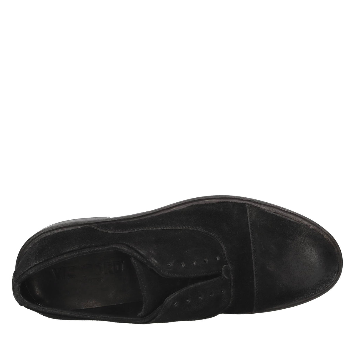 Stringate slip-on in camoscio 
