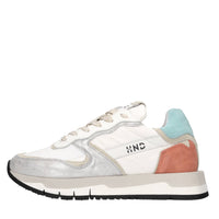 Sneakers in camoscio pelle e tessuto 