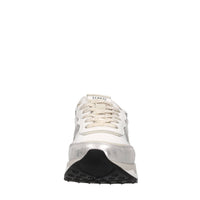 Sneakers in camoscio pelle e tessuto 