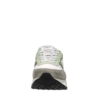 Sneakers in camoscio pelle e tessuto 