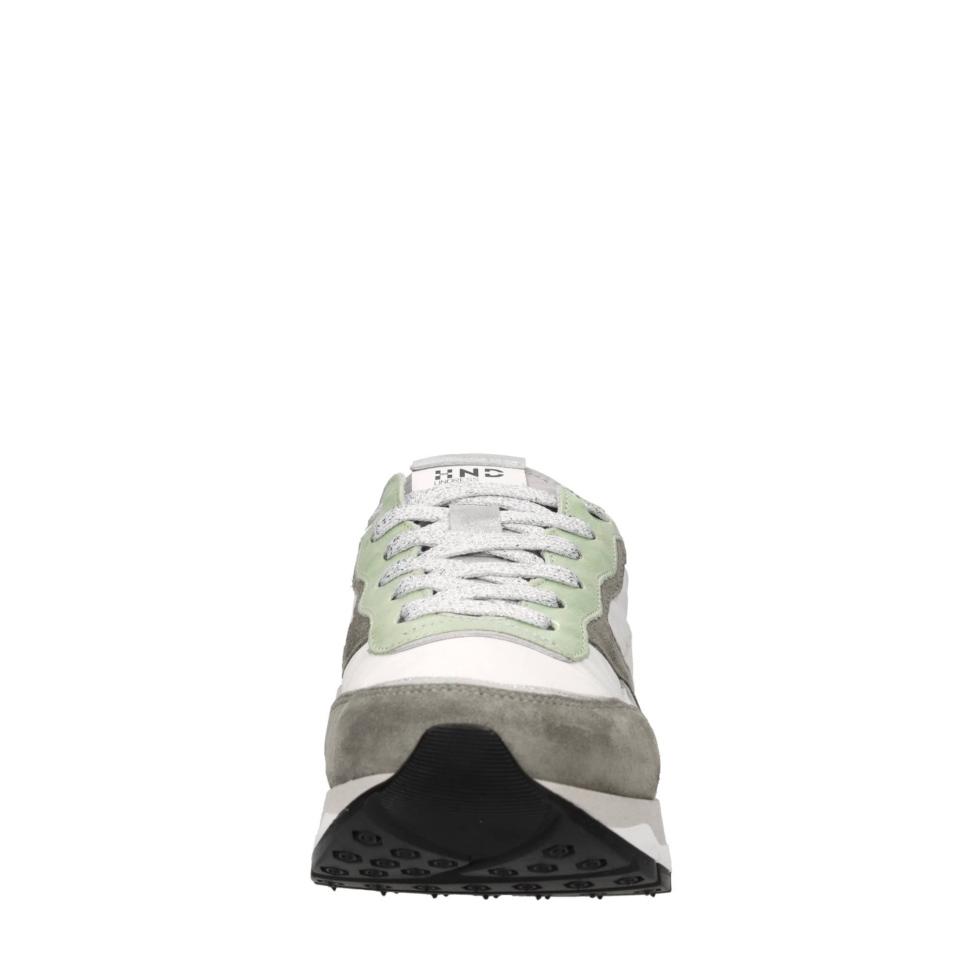 Sneakers in camoscio pelle e tessuto 