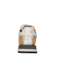 Sneakers in camoscio pelle e tessuto 