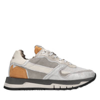 Sneakers in camoscio pelle e tessuto 