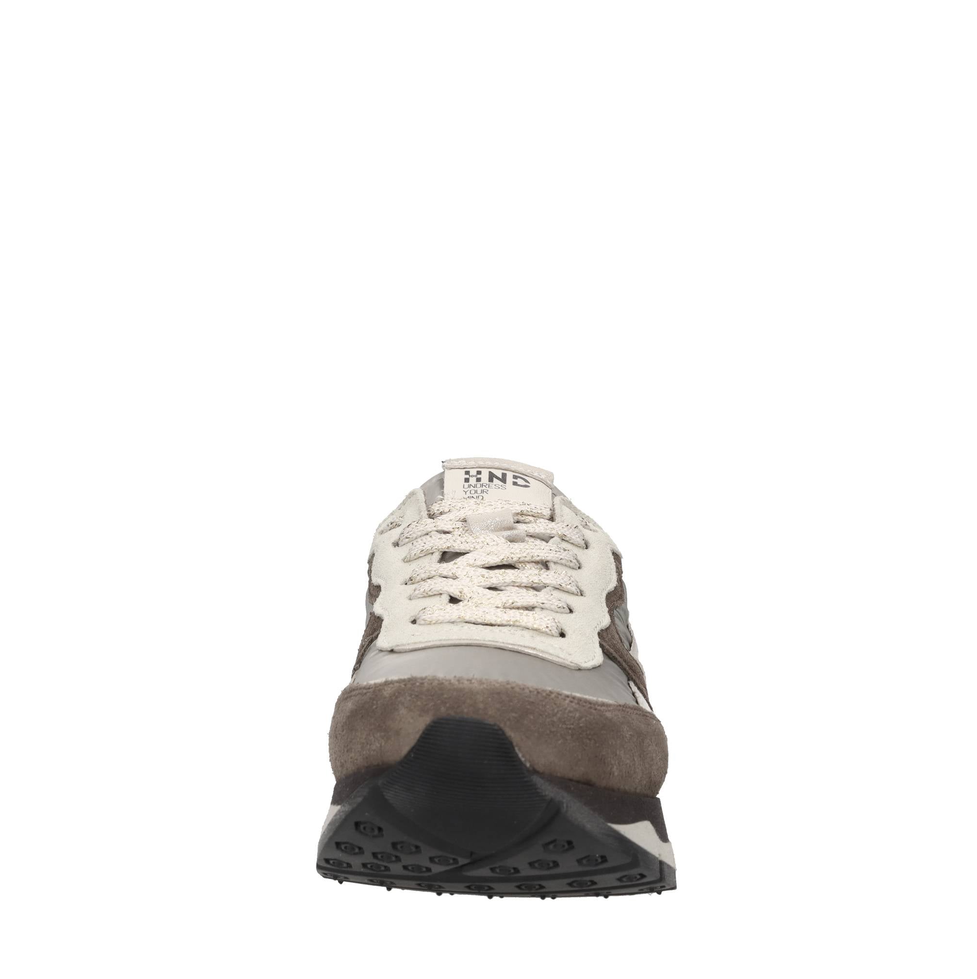 Sneakers in camoscio pelle e tessuto 
