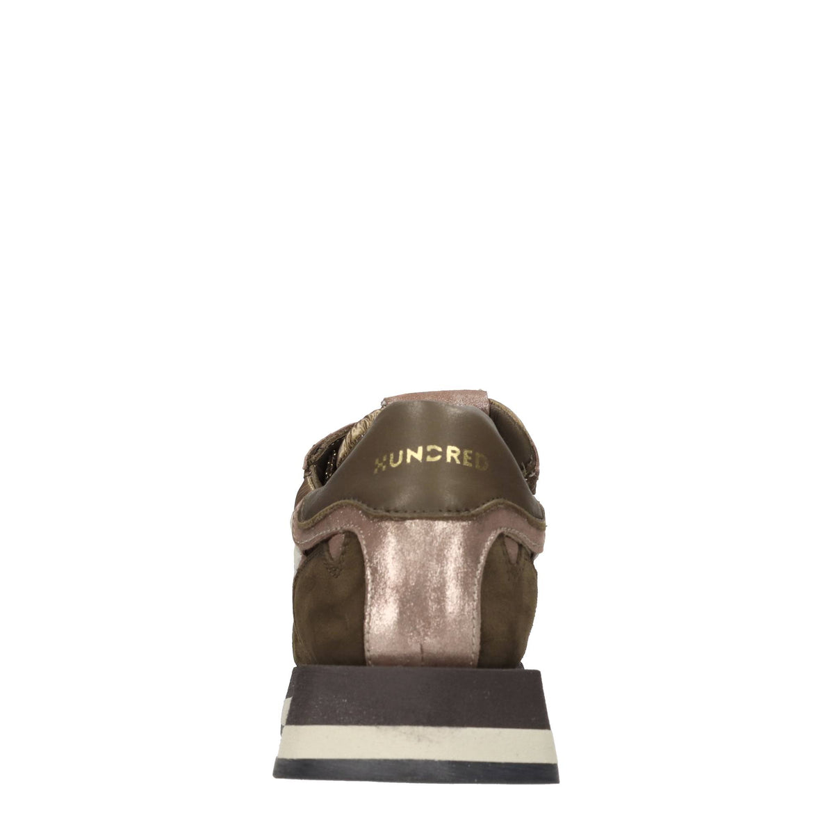 Sneakers in camoscio pelle e tessuto 