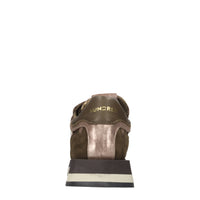 Sneakers in camoscio pelle e tessuto 
