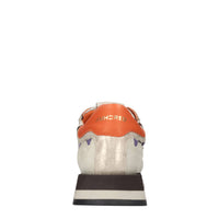 Sneakers in camoscio cavallino e tessuto 