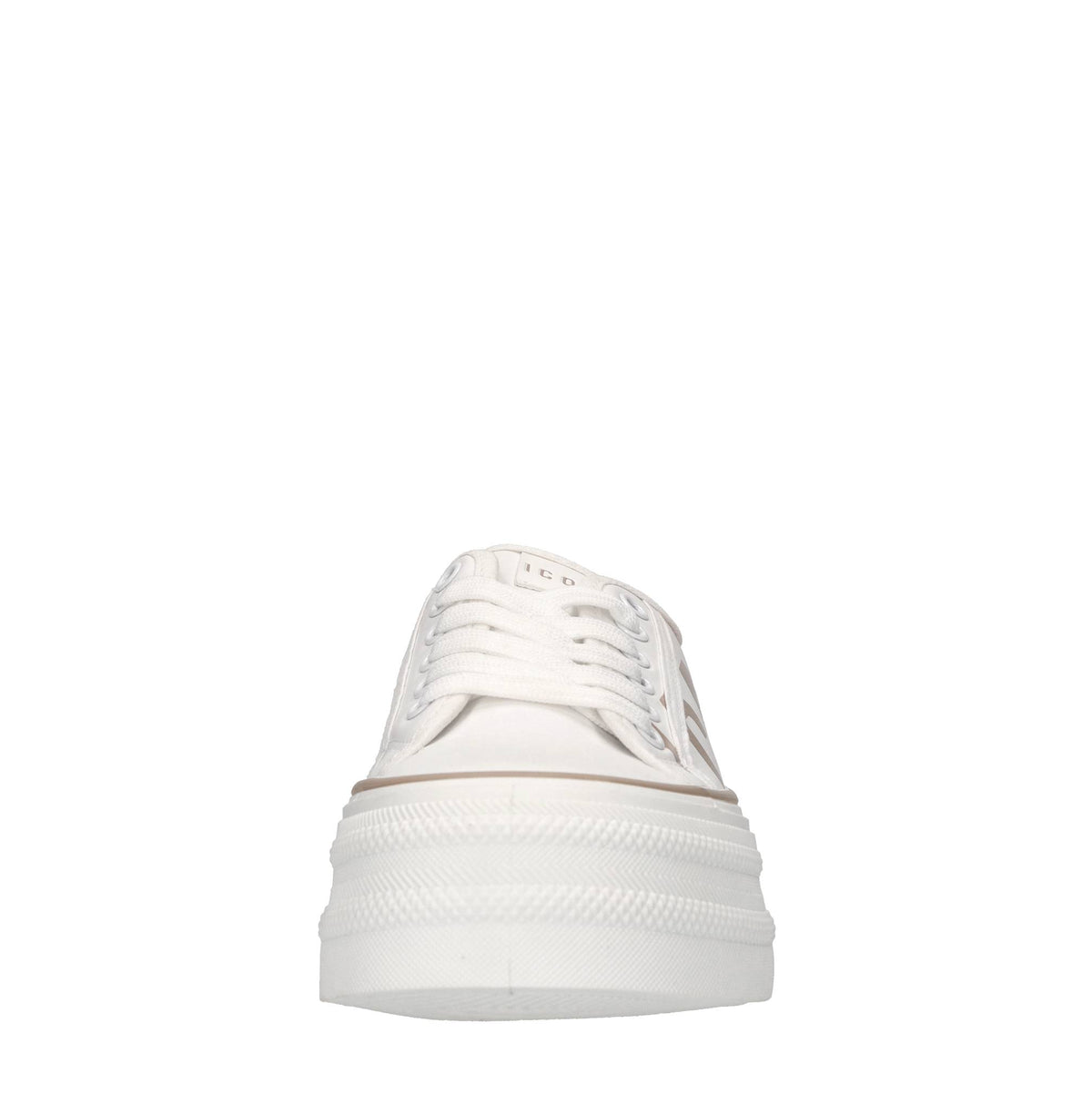 Sneakers in ecopelle e tessuto 