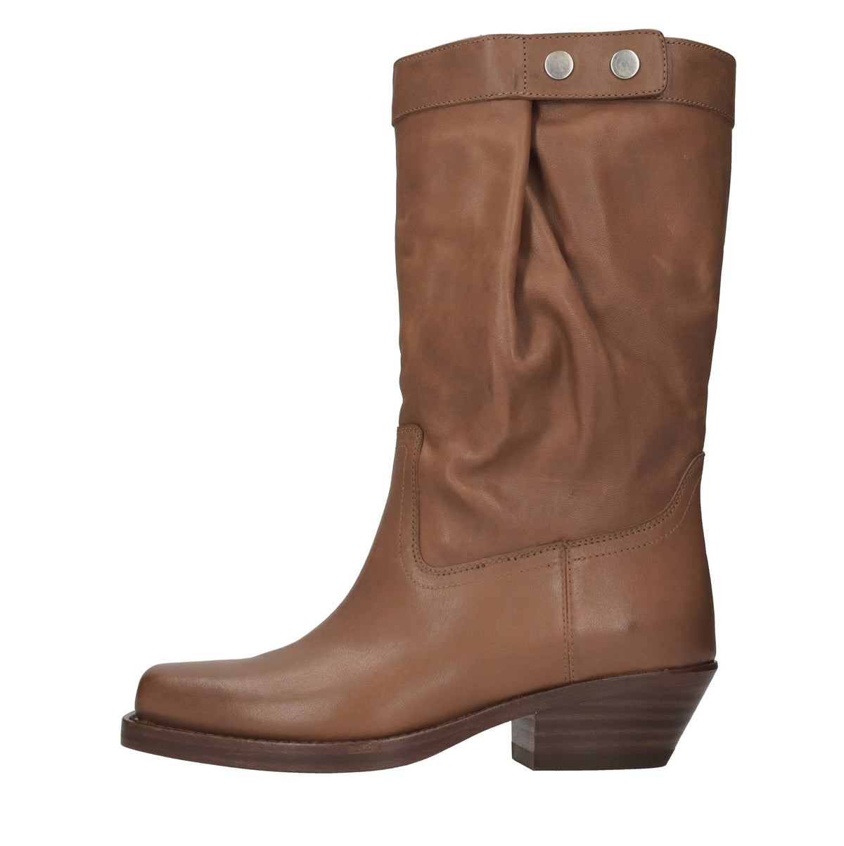 Stivaletti texani in pelle 