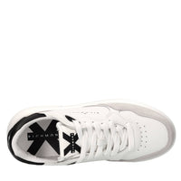 Sneakers in pelle,ecopelle e tessuto 