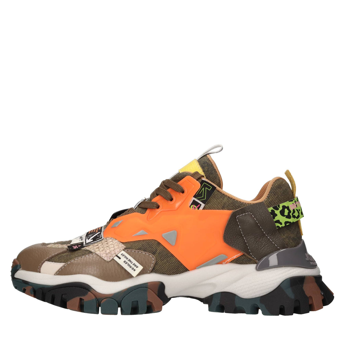 Sneakers in multimateriale 