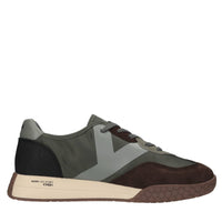 Sneakers in camoscio, tessuto e altre materie 