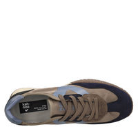 Sneakers in camoscio, tessuto e altre materie 