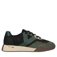 Sneakers in camoscio, tessuto e altre materie 