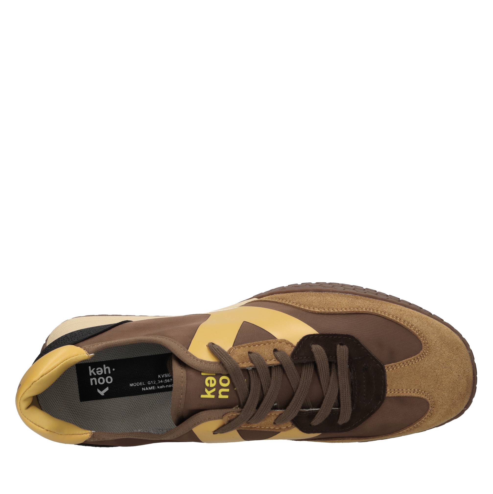 Sneakers in camoscio, tessuto e altre materie 