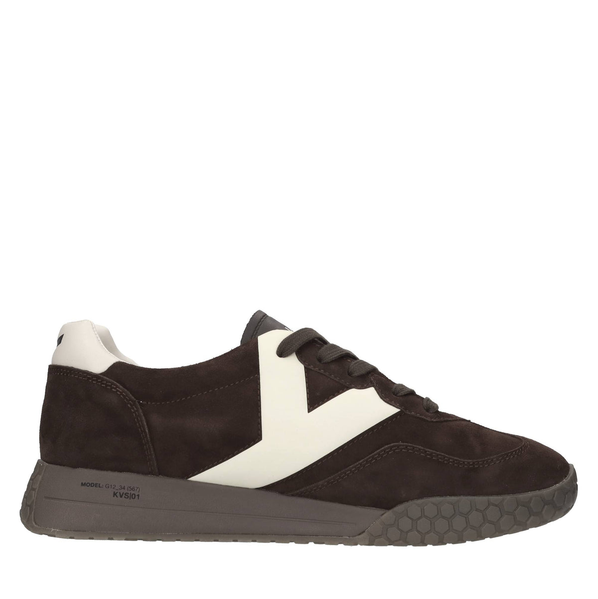 Sneakers in camoscio ed ecopelle 