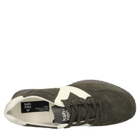 Sneakers in camoscio ed ecopelle 