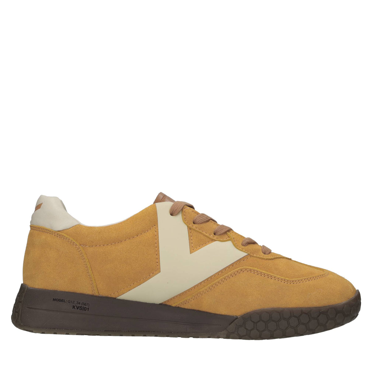 Sneakers in camoscio ed ecopelle 