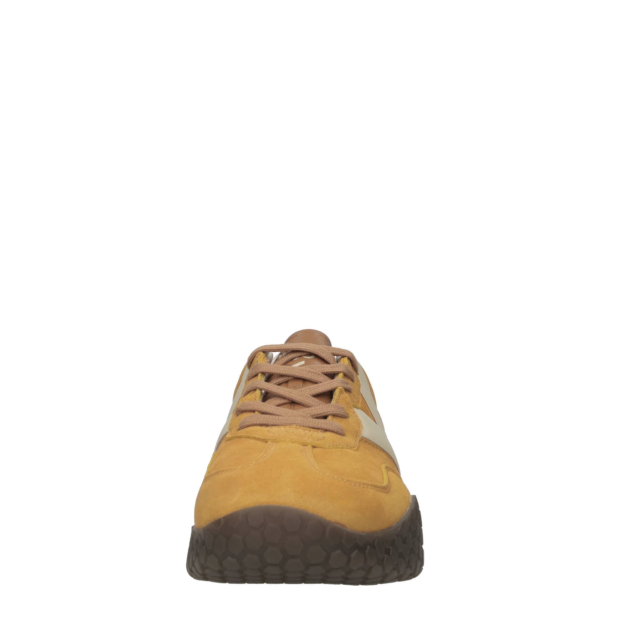 Sneakers in camoscio ed ecopelle 