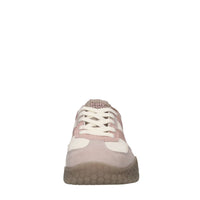 Sneakers in camoscio e tessuto 