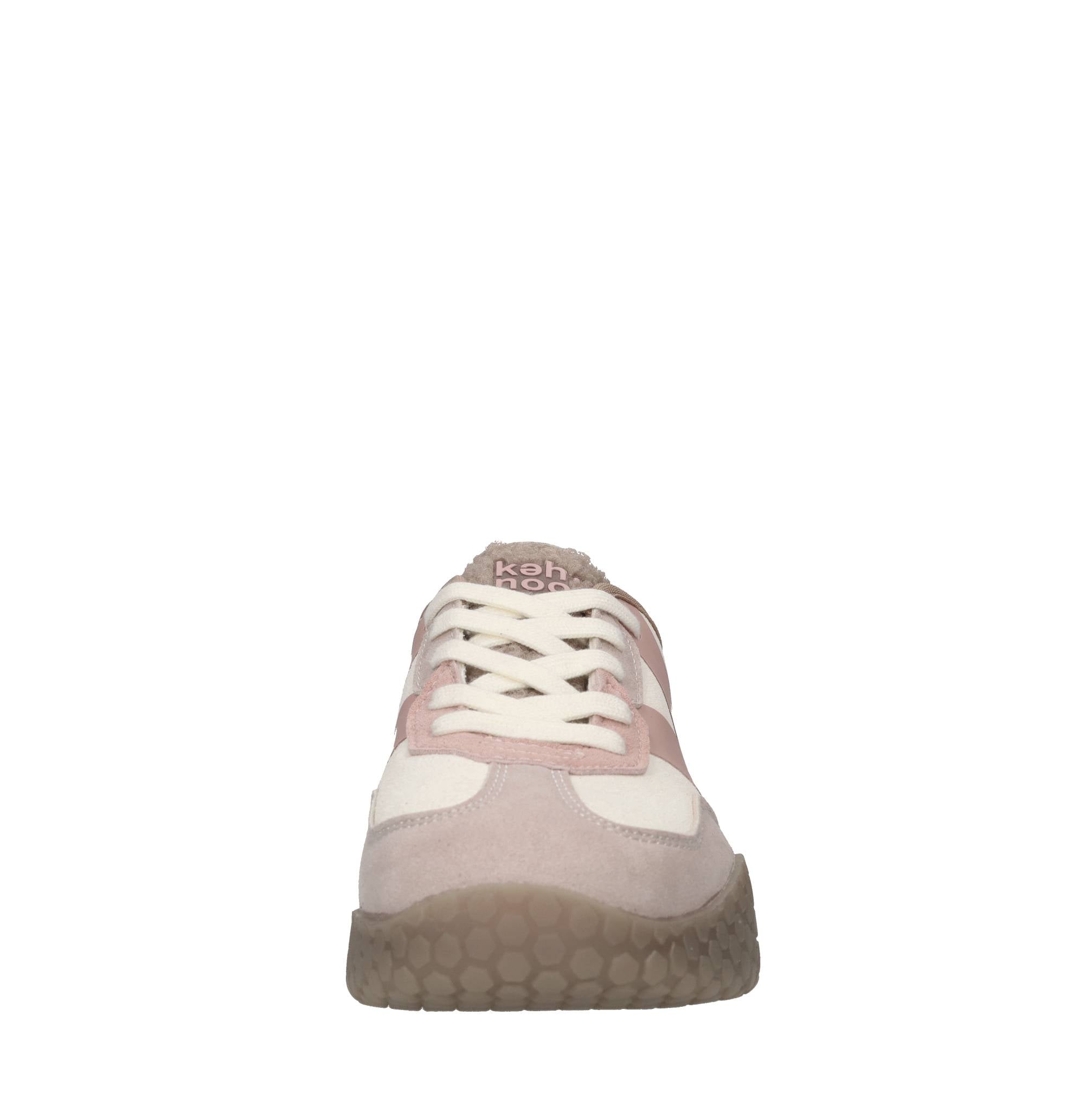 Sneakers in camoscio e tessuto 