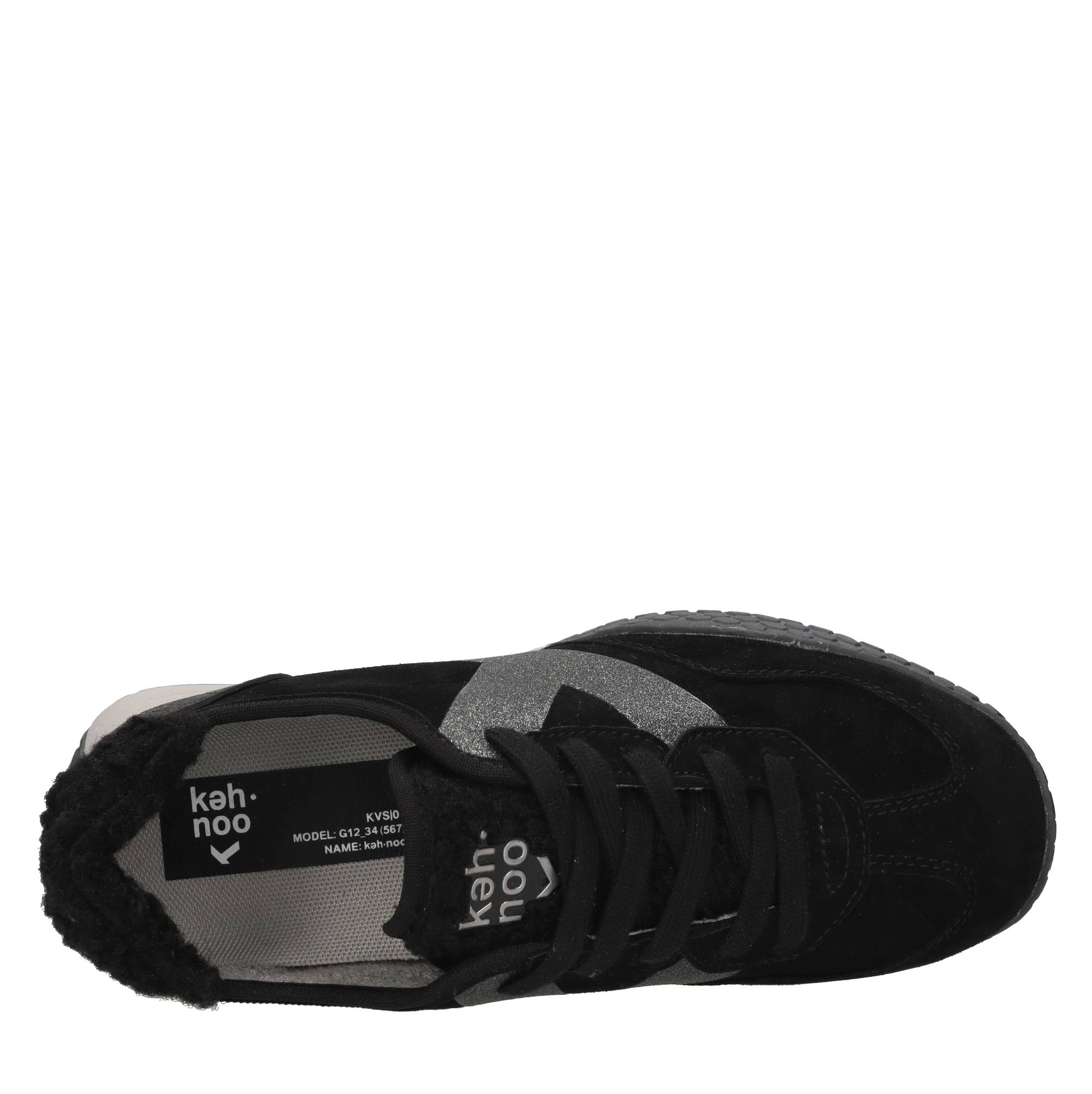 Sneakers in camoscio, tessuto e altre materie 