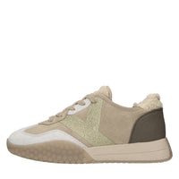 Sneakers in camoscio, tessuto e altre materie 
